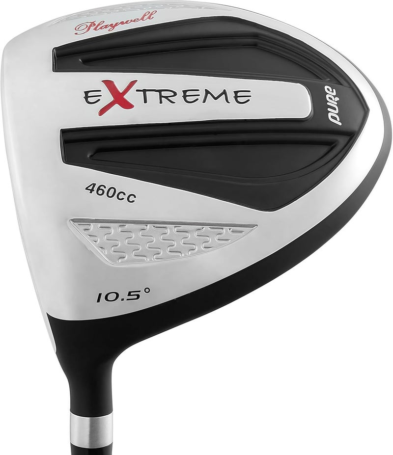Golf Era Extreme Golf Driver for Left Hand Golfer – Left Handed 460cc – 10.5 Degree Loft (Black and Silver, Graphite, Regular) - Image 1